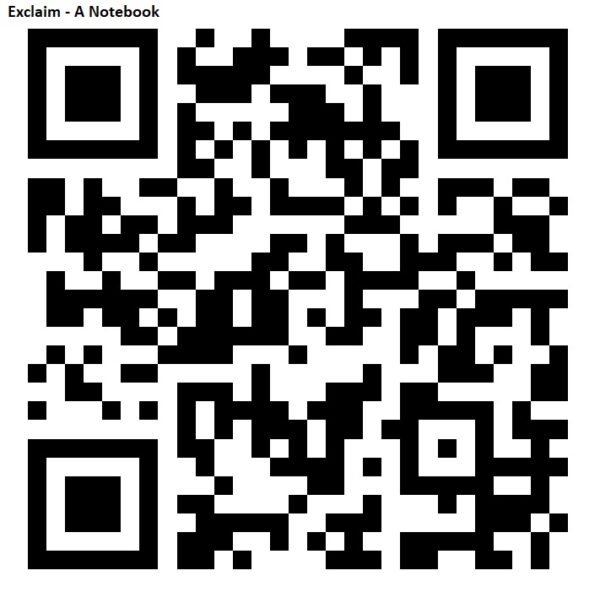 Exclaim - A Notebook - Image 3